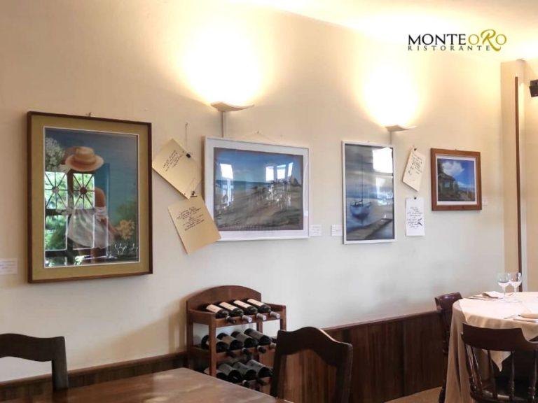 ristorante monteoro paola miranda battaglia esposizione quadri